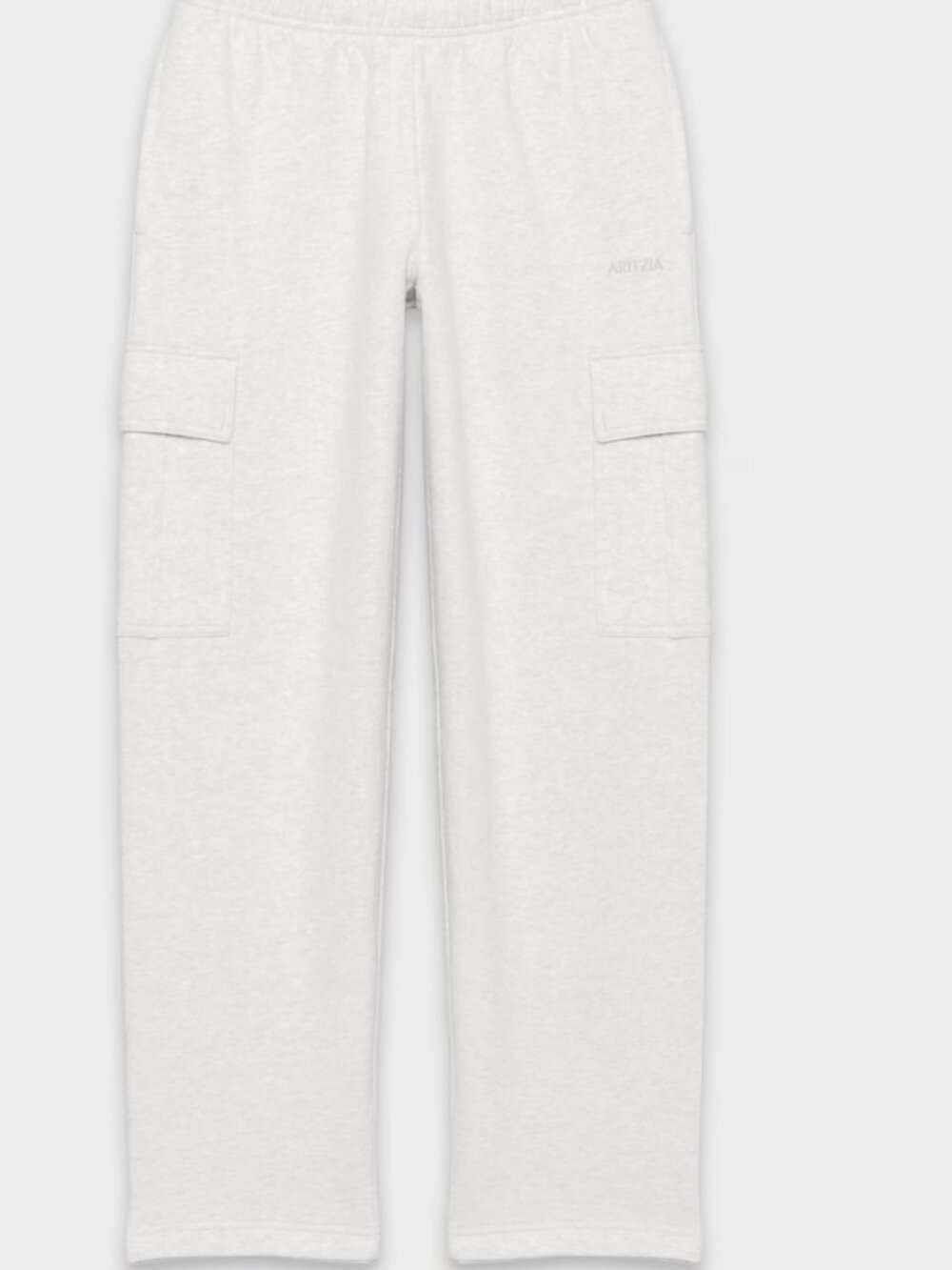 Aritzia COZY SWEATFLEECE MEGA CARGO™  Sweatpant, size XS light grey
